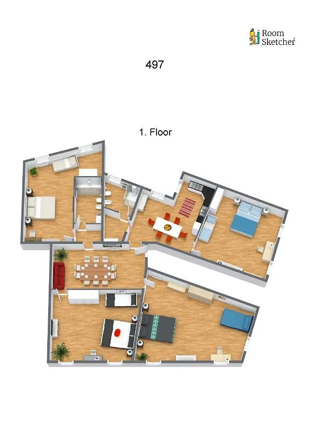 Ca' Circus 4 Rooms Wi-Fi Fibre Benátky Itálie